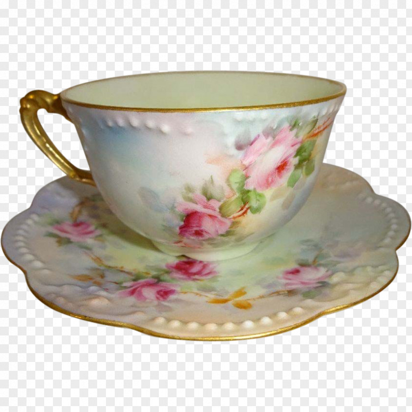 Chinese Tea Limoges Coffee Saucer Tableware PNG