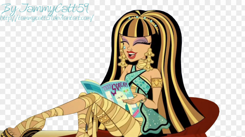 Cleo Fiction Monster High De Nile Cartoon Character PNG