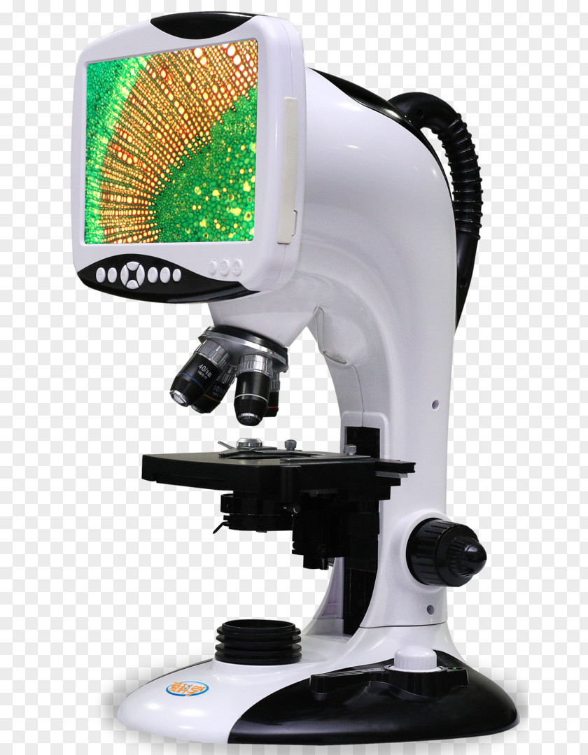 Digital Microscope Camera Image Processing Slides PNG