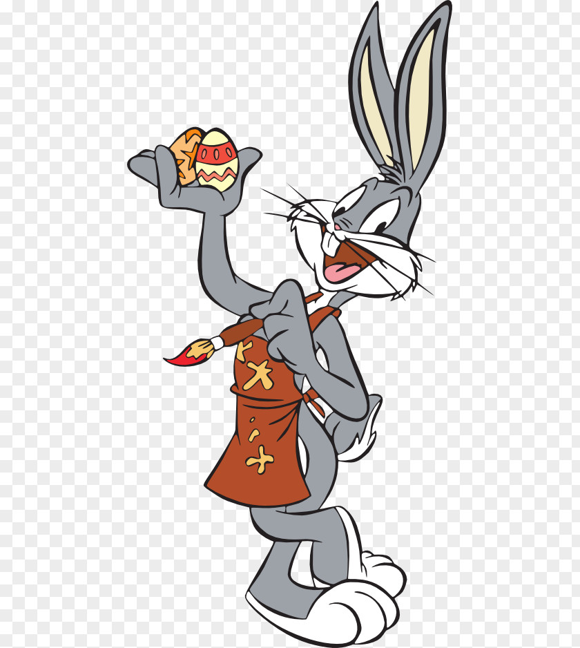 Easter Bugs Bunny Egg Hunt Clip Art PNG