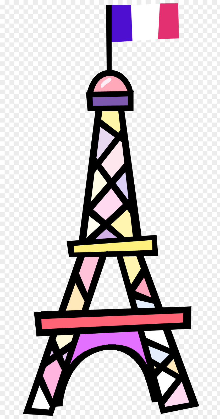 France Eiffel Tower Notre-Dame De Paris Arc Triomphe Clip Art PNG
