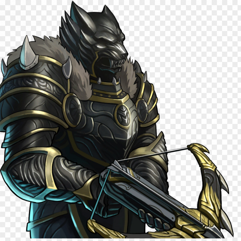 Knight Gray Wolf Japanese Armour Weapon PNG
