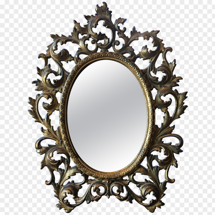 Mood Frame Mirror Picture Frames Victorian Era Oval PNG