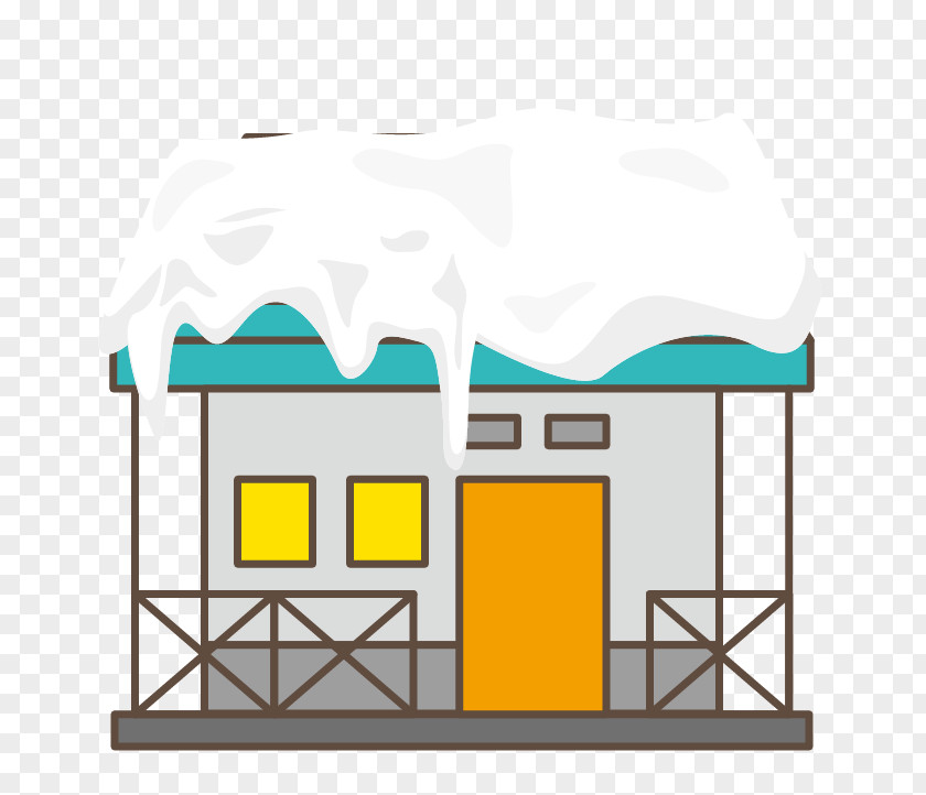 Vector Colored Houses Roof Snow House PNG