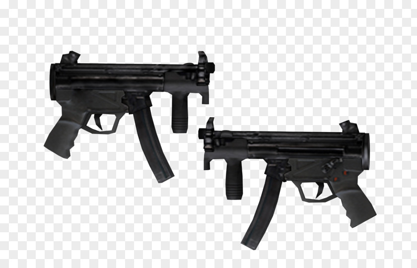 Weapon Heckler & Koch MP5K Submachine Gun Firearm PNG