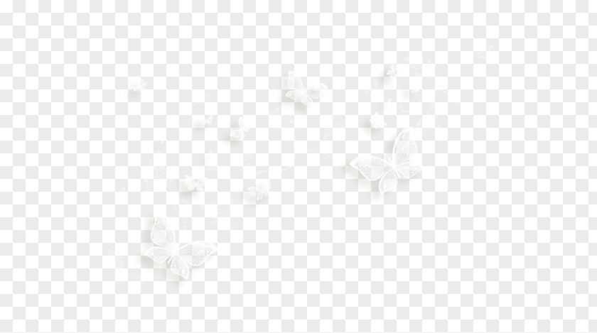 White Butterfly Black Pattern PNG