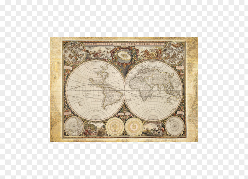 Globe Jigsaw Puzzles Early World Maps PNG