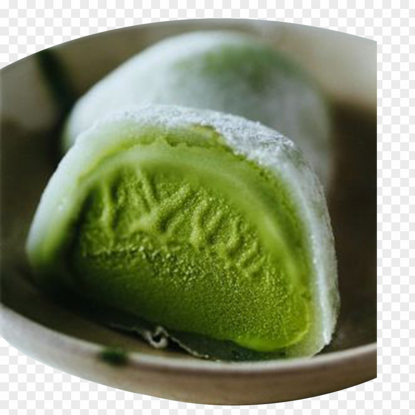 Green Tea Ice Cream Mochi Matcha PNG