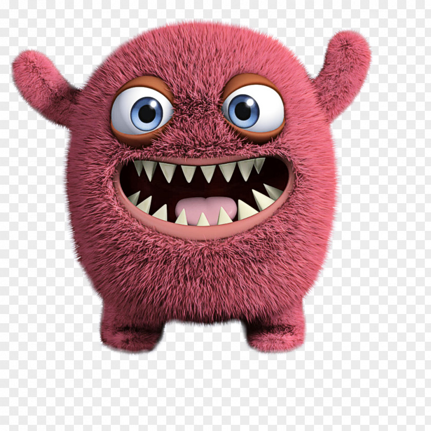 Magenta Smile Pink Stuffed Toy Plush Cartoon PNG