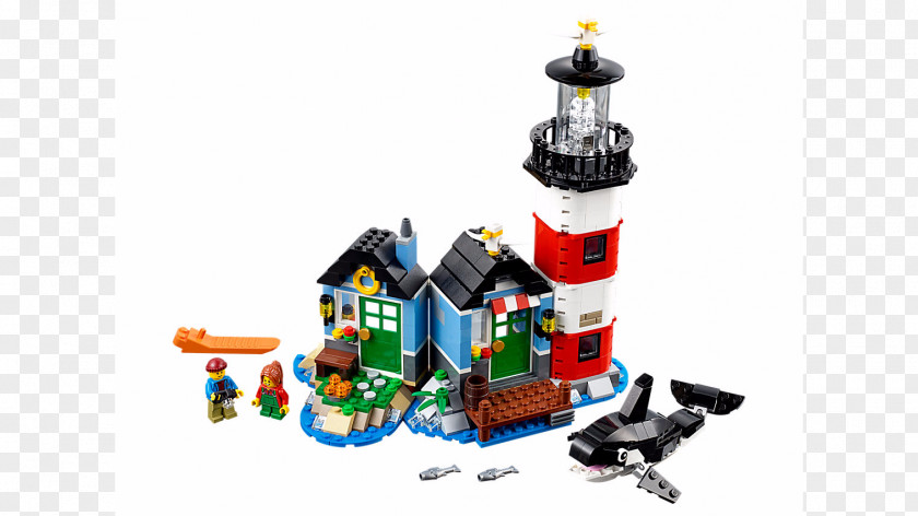 Toy LEGO 31051 Creator Lighthouse Point Amazon.com Kiddiwinks Store (Forest Glade House) PNG