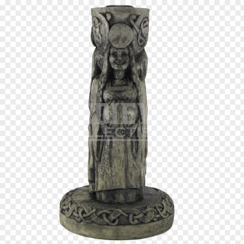 Triple Goddess Statue Figurine Carving PNG