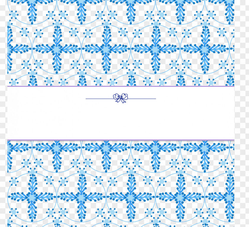 Blue Snowflake Background Pattern PNG
