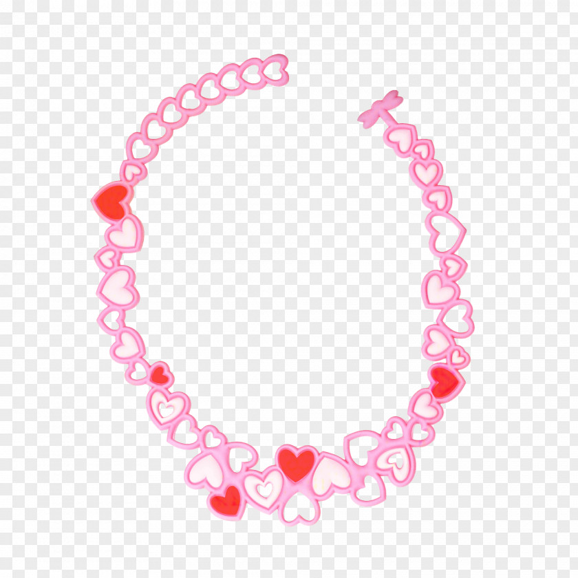 Chain Bead Gold Heart PNG