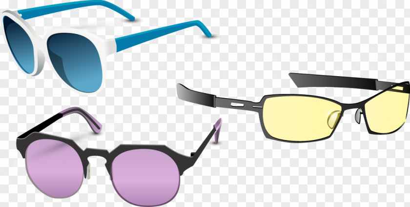 Vector Glasses Goggles Sunglasses PNG