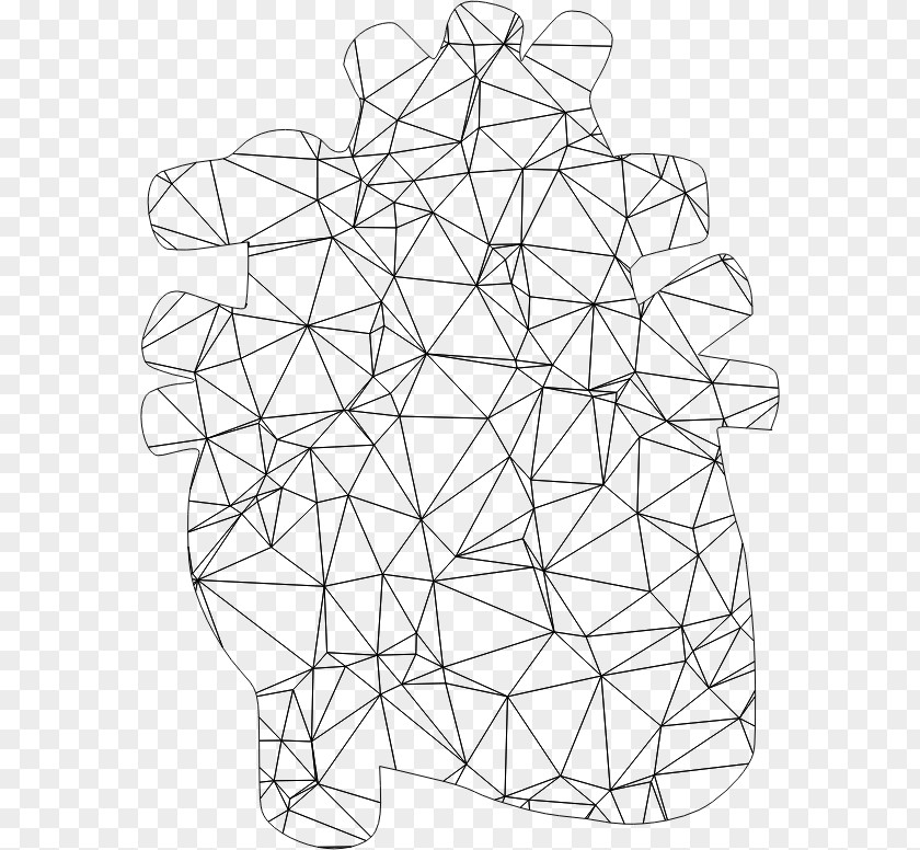 Website Wireframe Low Poly Clip Art PNG