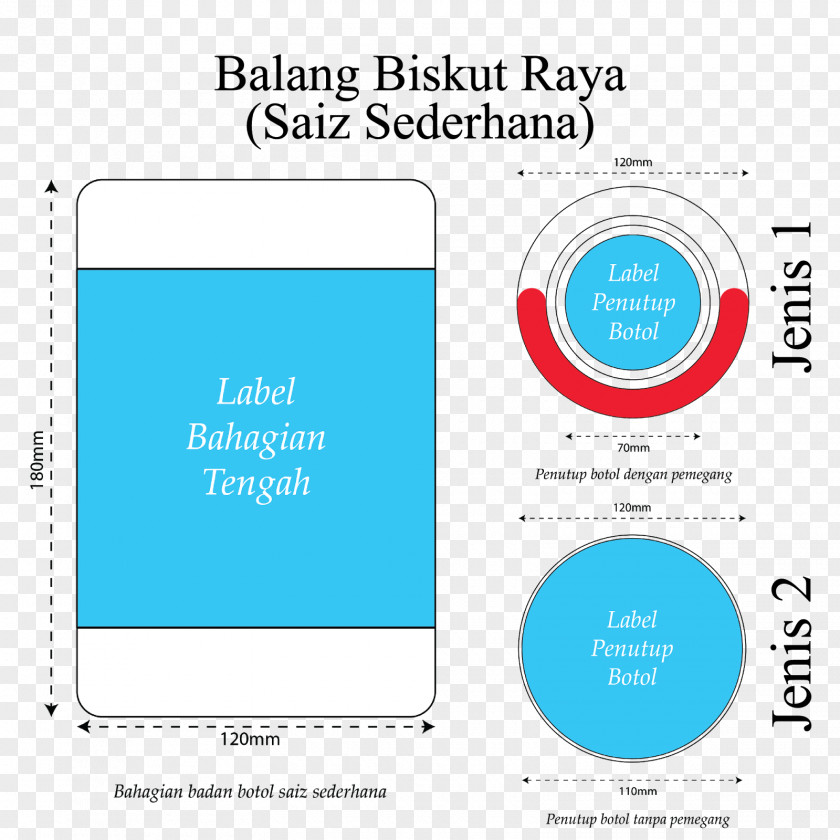 Biskut Sticker Label Biscuits Brand Digital Printing PNG