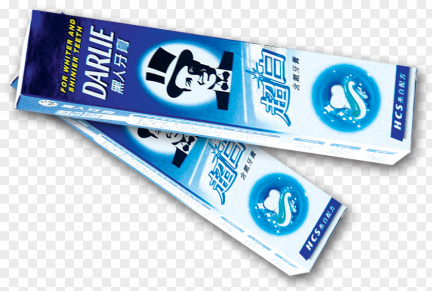Black Super White Toothpaste Darlie PNG