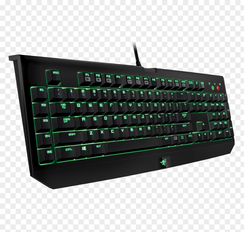 Blackwidow Computer Keyboard Razer BlackWidow Ultimate (2014) 2016 Gaming Keypad Stealth PNG