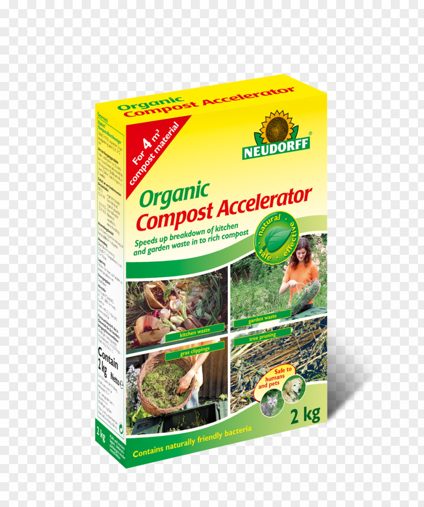 Compost Organic Food Neudorff 2Kg Accelerator Fertilisers Garden PNG