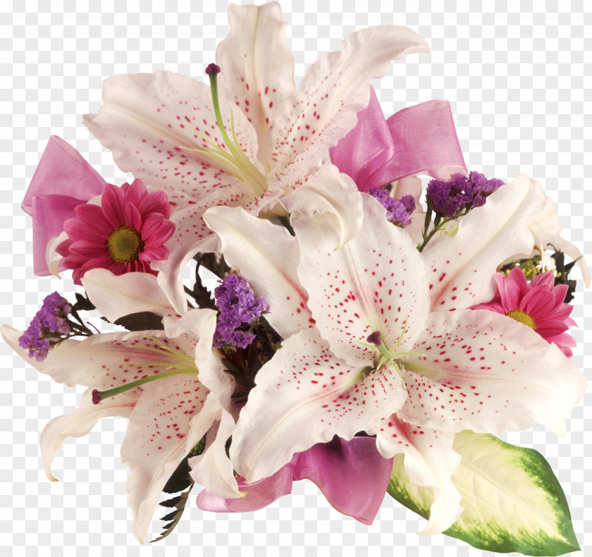 Flower Bouqet Clip Art Image Lily Psd PNG