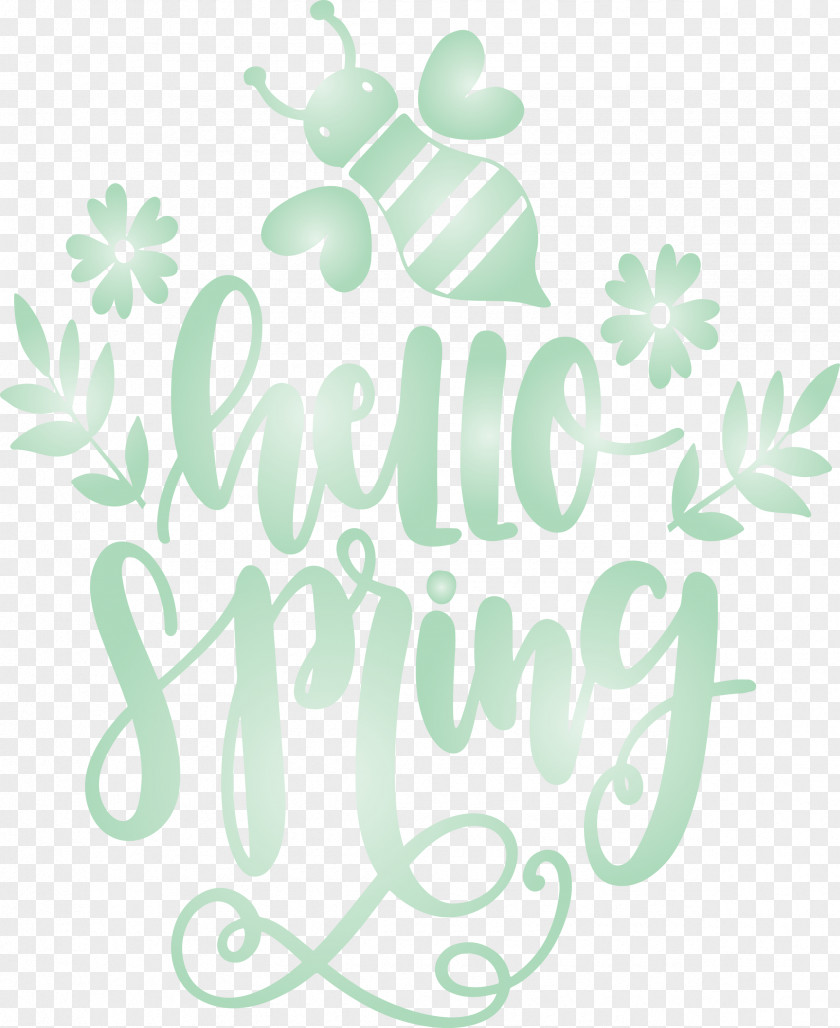 Hello Spring PNG