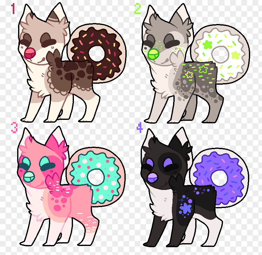 If You Give A Dog Donut Whiskers Kitten Clip Art PNG