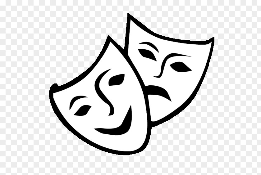 Mask Theatre Drama Comedy Clip Art PNG