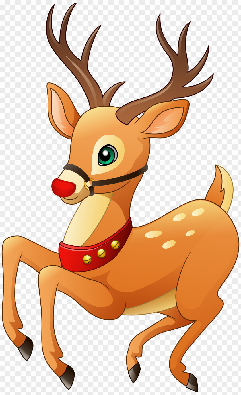 Rudolph Clip Art Image Reindeer Christmas PNG