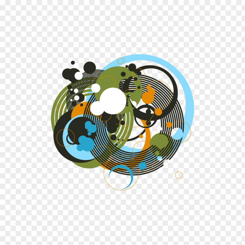 Vector Colorful Circle Graphic Design Adobe Illustrator PNG