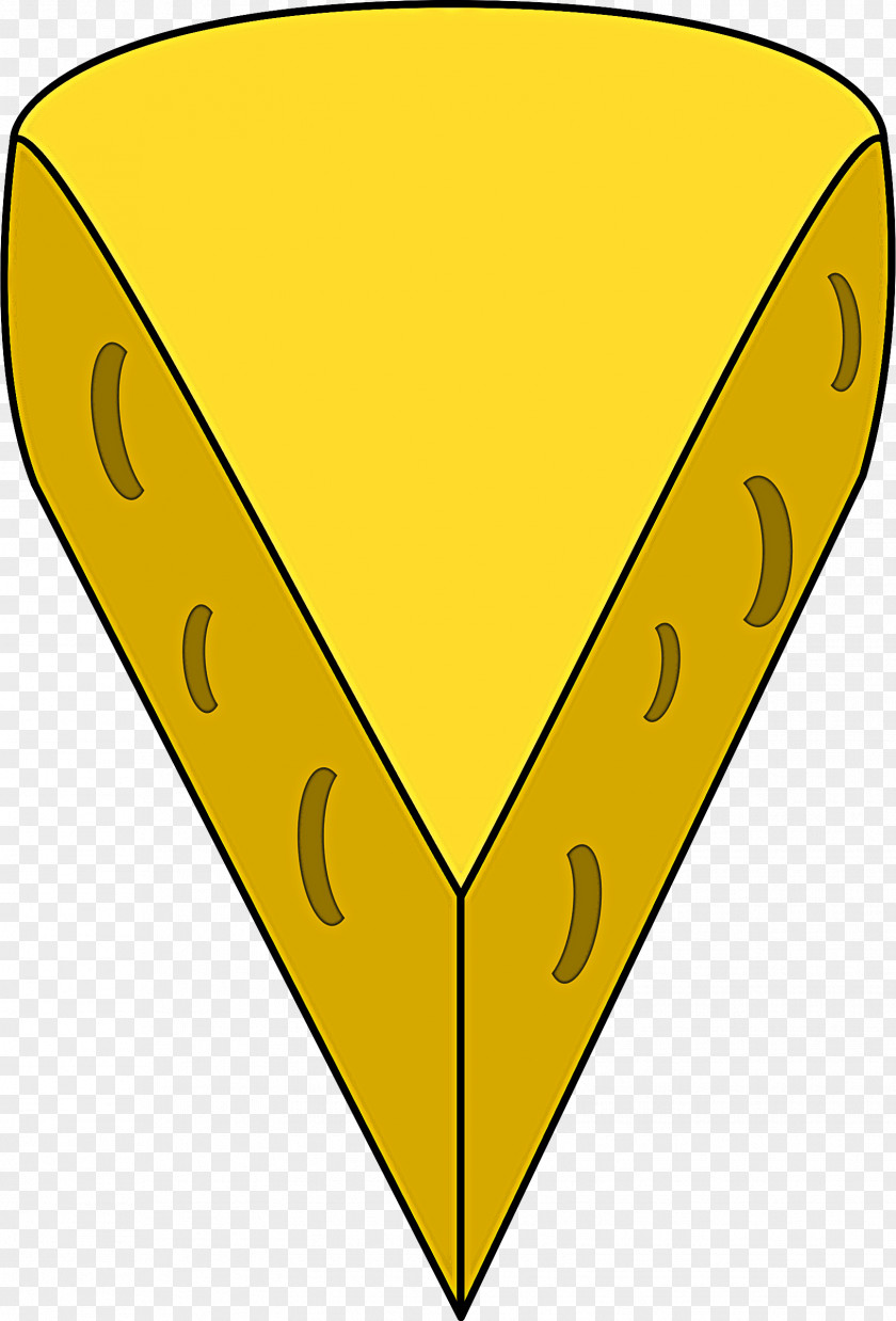 Yellow Line Triangle Symbol PNG