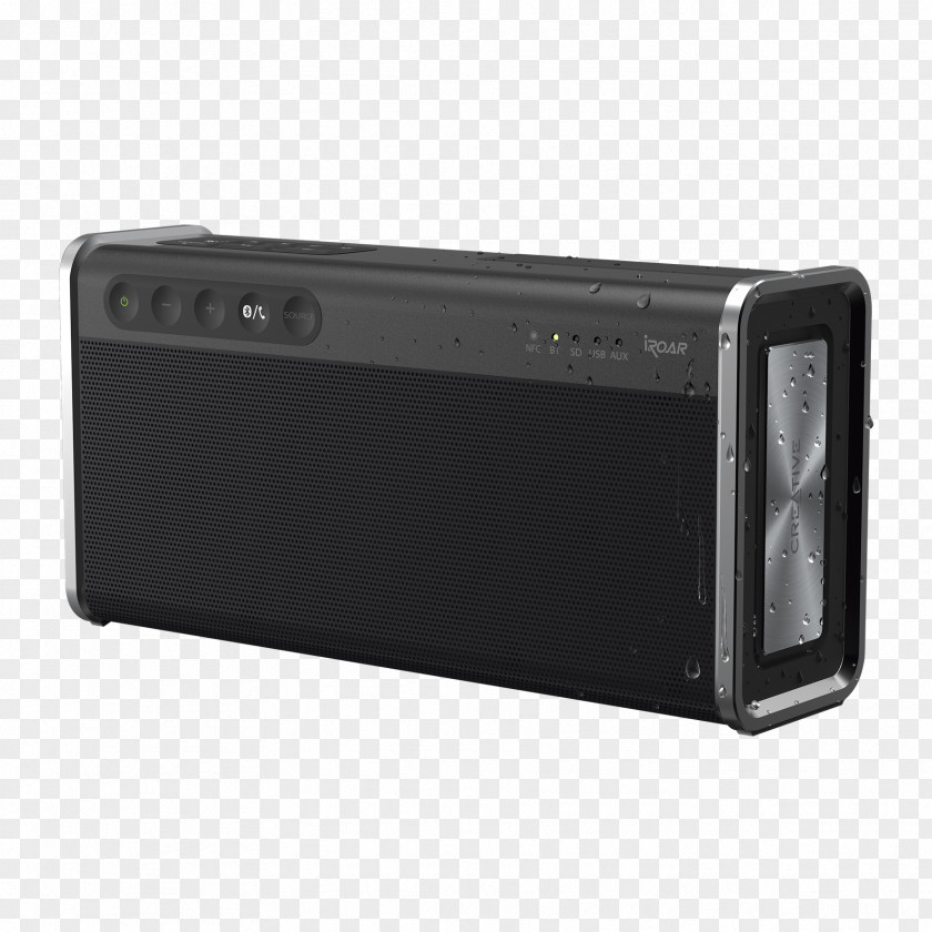Baggage Creative IRoar Go Bluetooth Speaker SD Wireless Technology Loudspeaker PNG