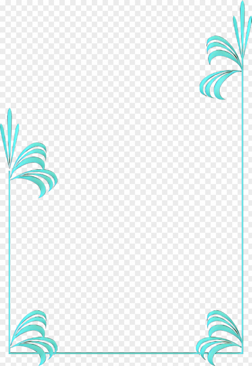 Plant Teal Picture Cartoon PNG