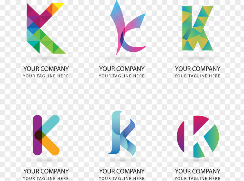 Vector Hand Painted K Word Icon Logo PNG