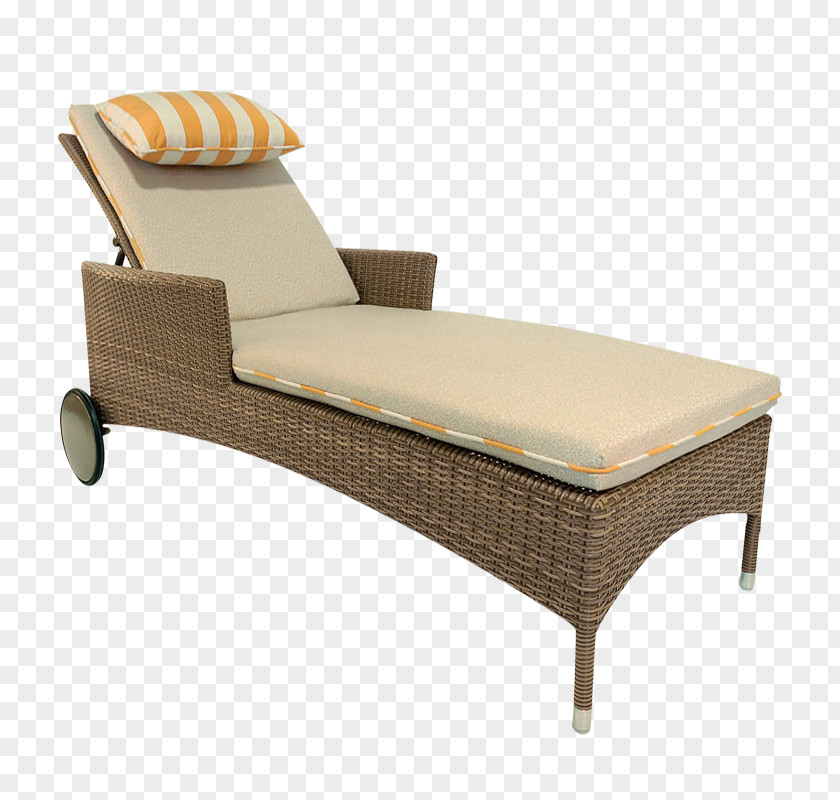 Chair Chaise Longue Couch Sunlounger Wicker PNG