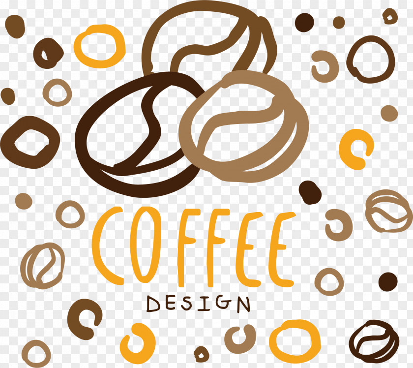Coffee Poster Vector Bean Espresso Cafe PNG