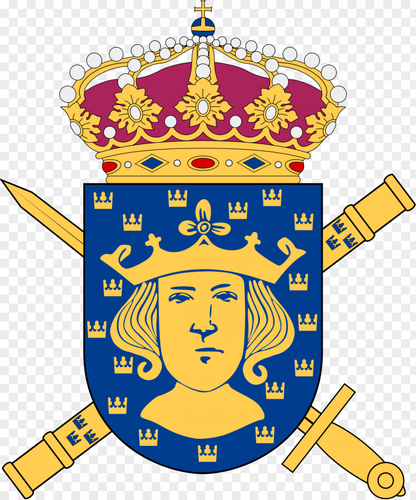 Military Eric IX Of Sweden Stockholm Palace Coat Arms Royal Guards Commandant General In PNG