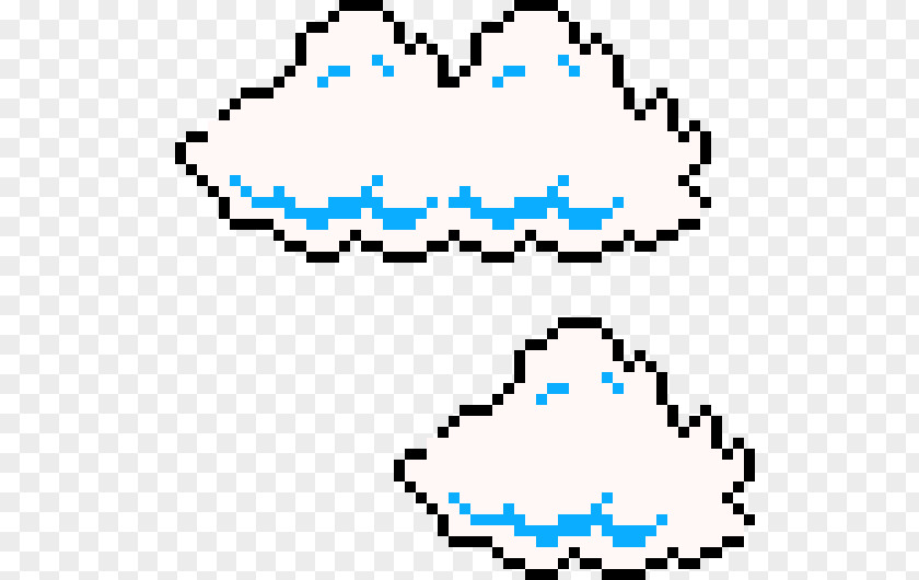 Pixel Art Super Mario Bros. 3 Cloud PNG
