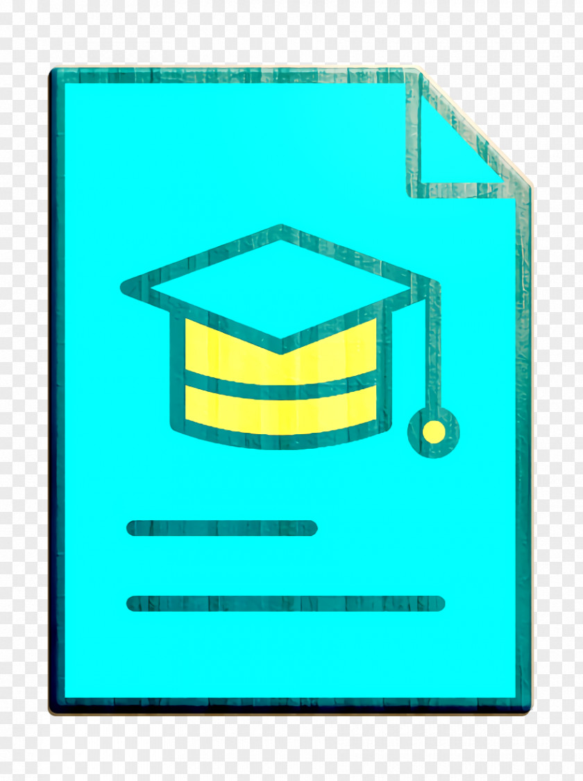 School Icon Degree Patent PNG