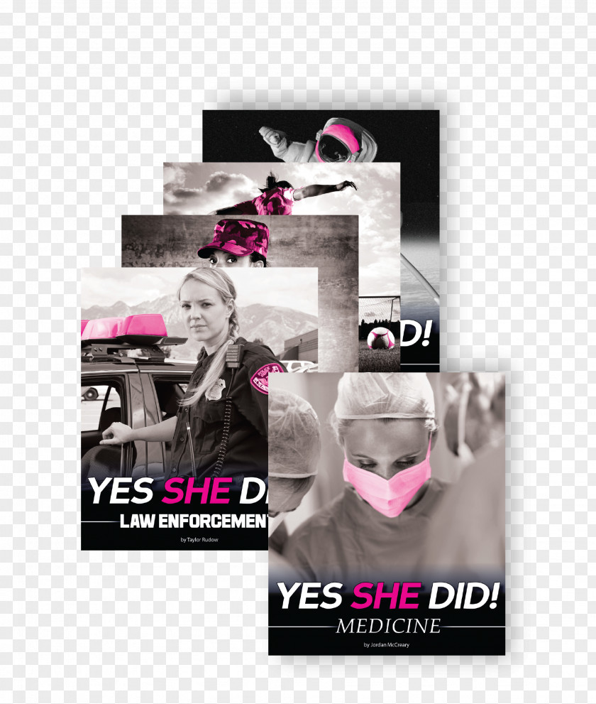 Book Yes She Did! Medicine Law Enforcement Graphic Design PNG