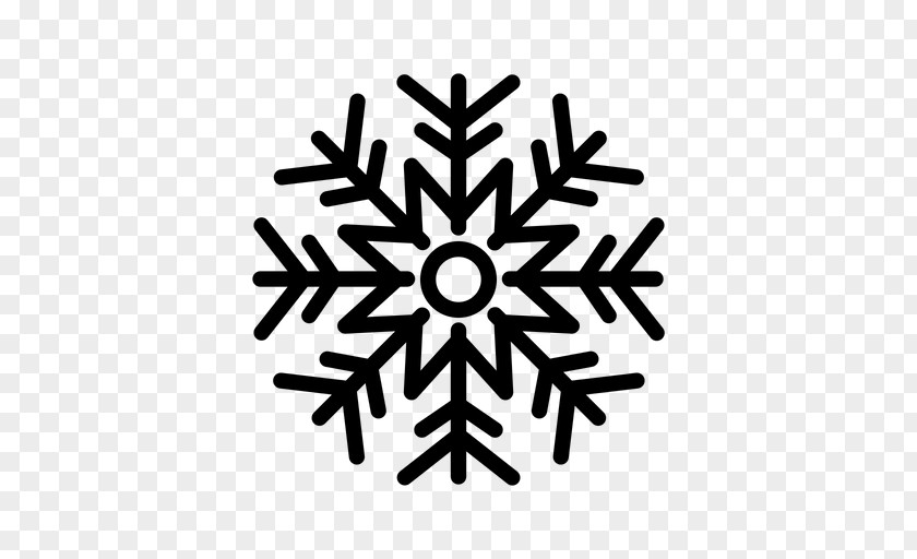 Logo Symbol Snowflake Background PNG