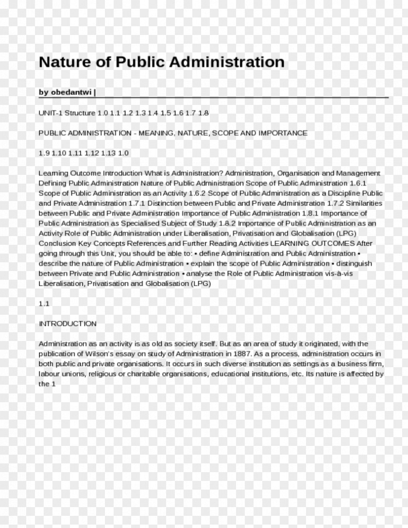 Public Administration Document Line PNG