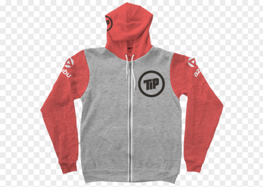 Red Hoodie Team Impulse Polar Fleece Bluza Sweater PNG