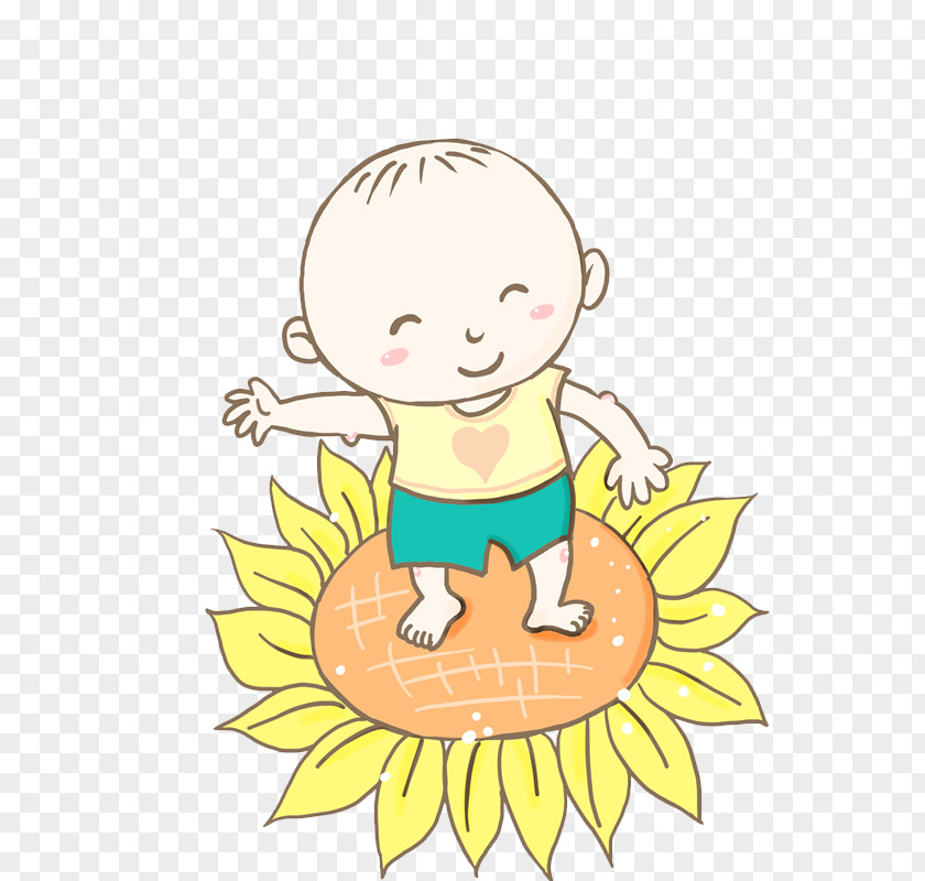 Sunflower Baby Laughs Laugh Infant Android PNG