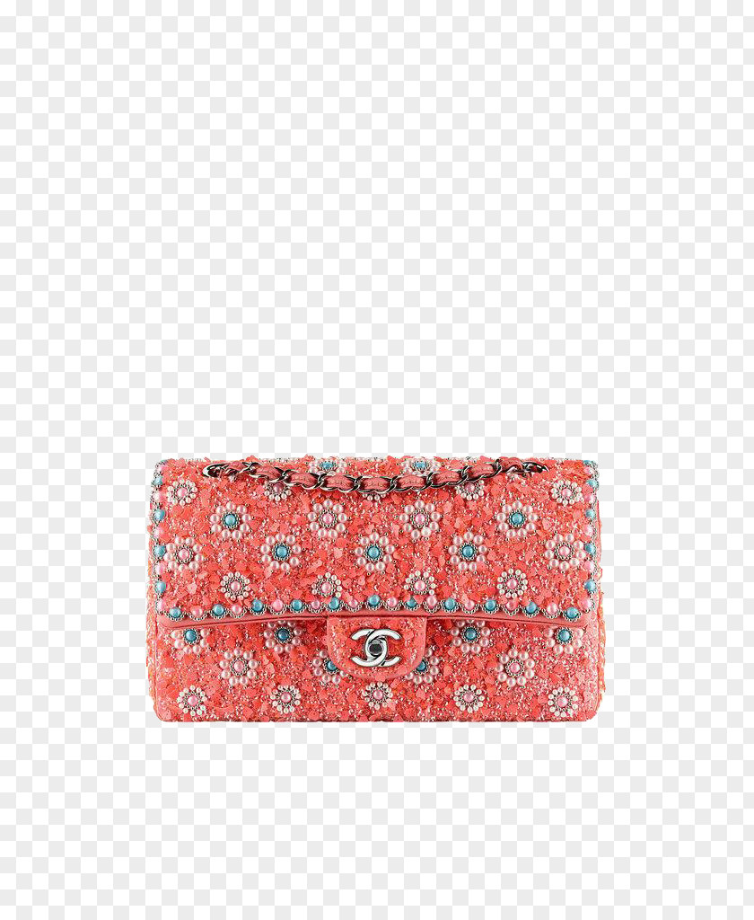 Bag Beaded Chanel CHANEL Handbag Beadwork Sequin PNG