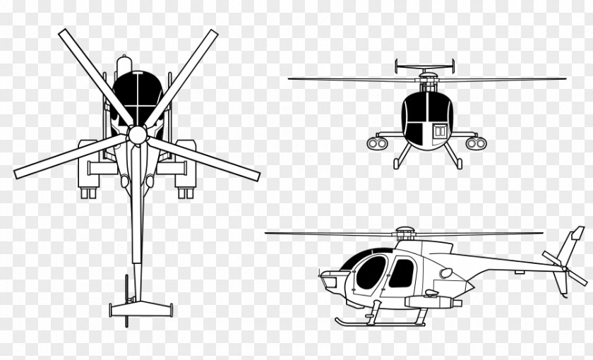 Helicopter McDonnell Douglas MD 500 Defender Hughes OH-6 Cayuse Helicopters MH-6 Little Bird 520N PNG