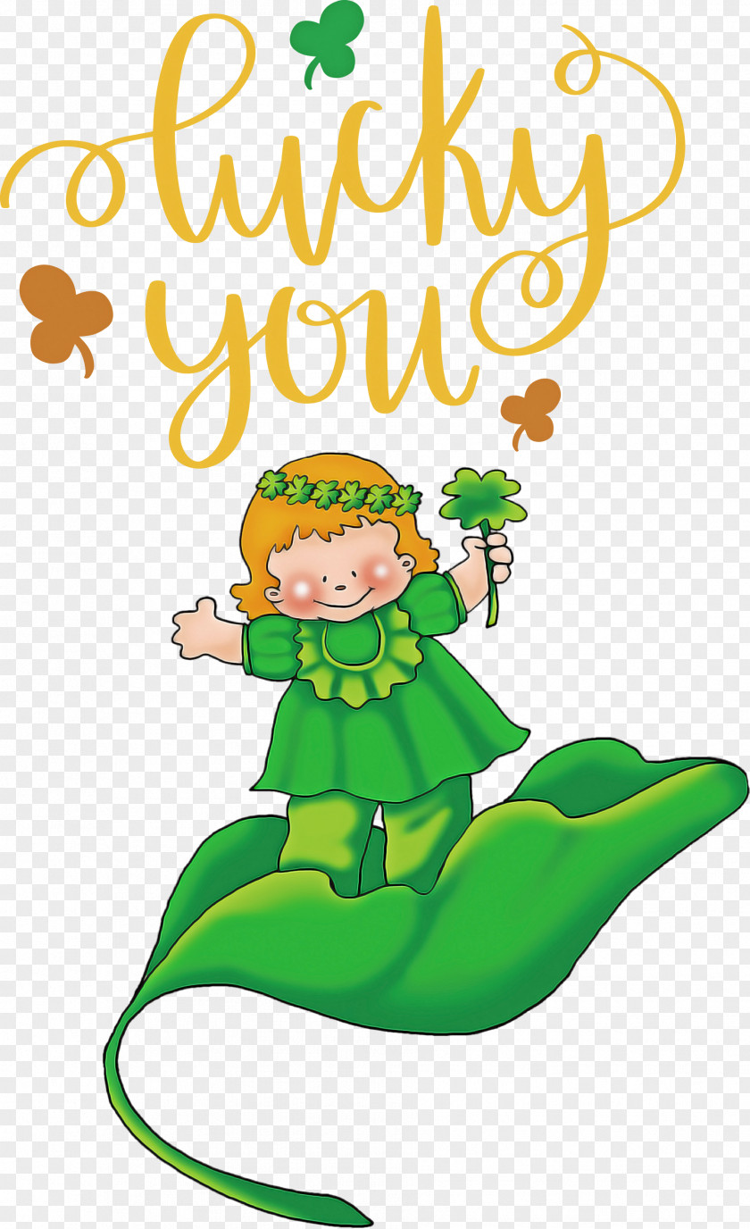 Lucky You St Patricks Day PNG