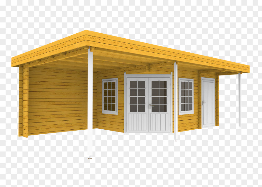 Oud Log Cabin Shed Roof Angle Veranda PNG