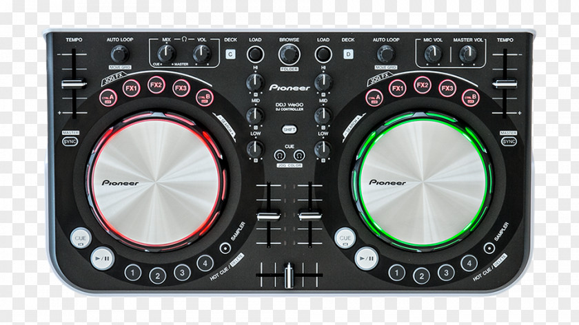 Audio DJ Controller Pioneer Virtual Disc Jockey PNG