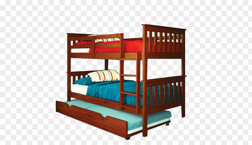 Bunk Bed Light Trundle Furniture PNG