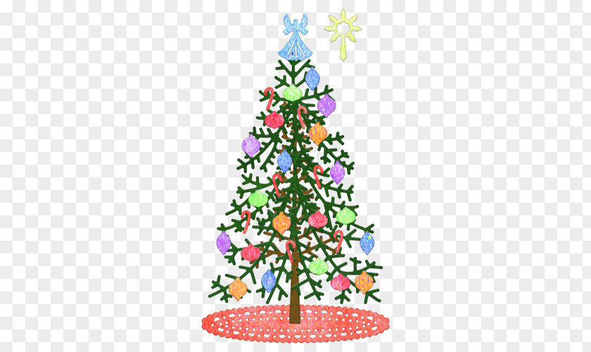 Christmas Tree Ornament Scrapbooking Paper PNG